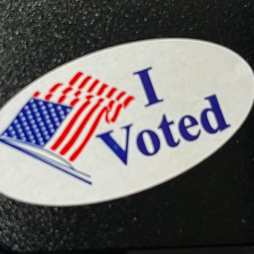 I voted sticker