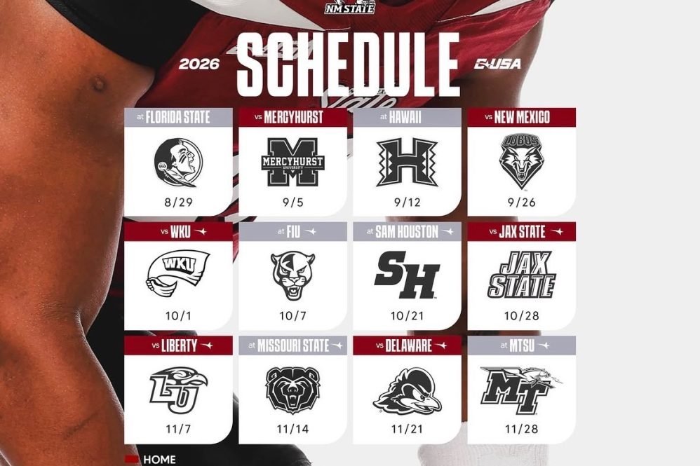 NMSU FOOTBALL SCHEDULE