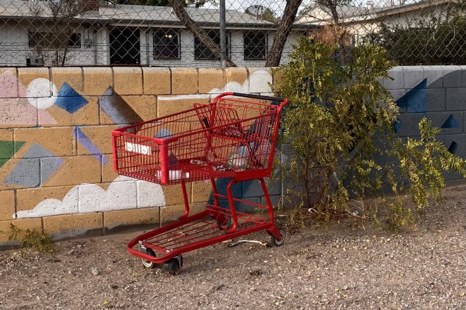 Abandoned shopping cart