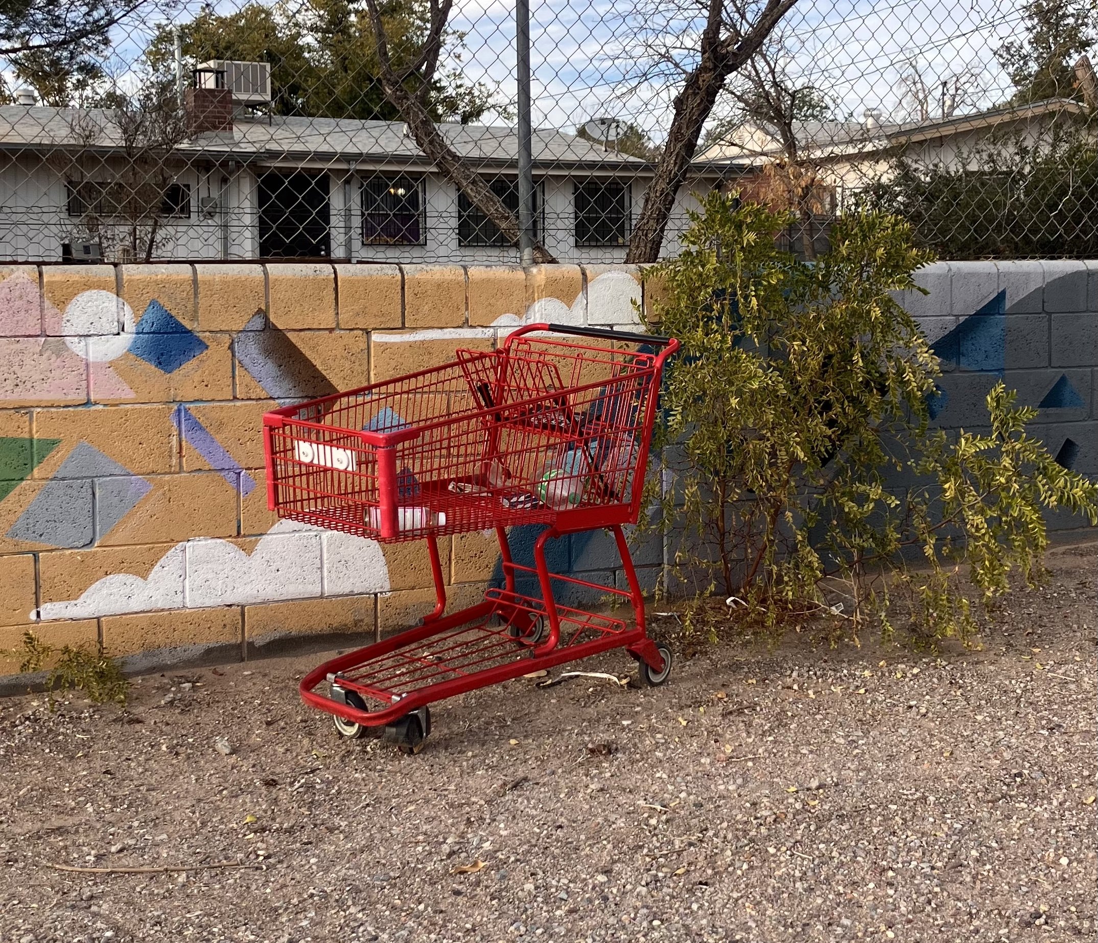 Abandoned shopping cart