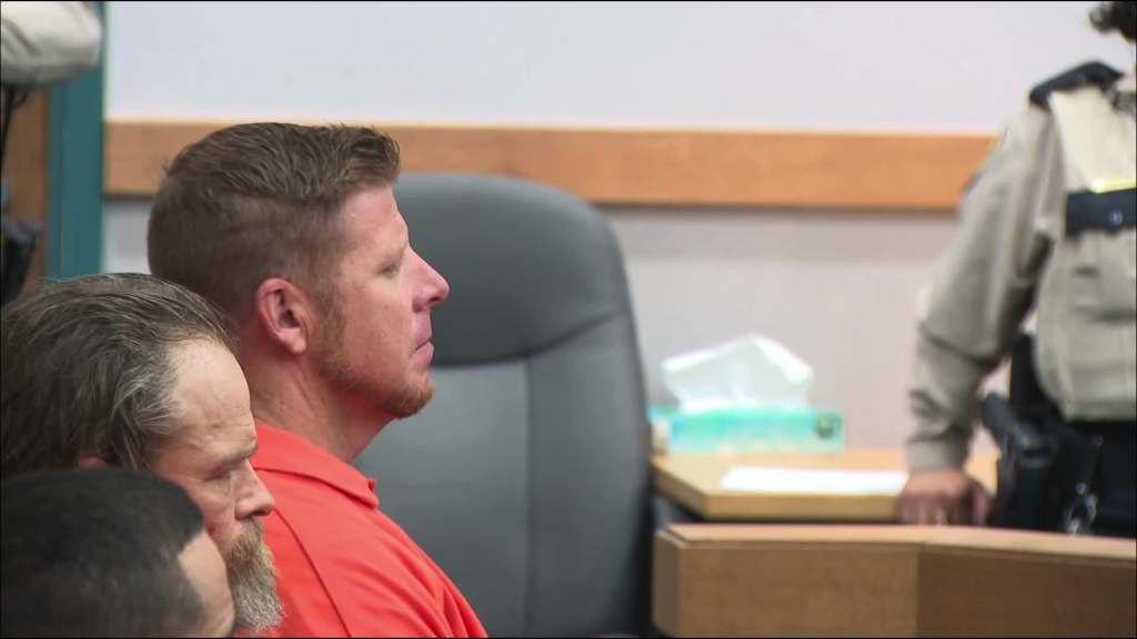 Wyatt Cornelius during the hearing on Tuesday, May 5