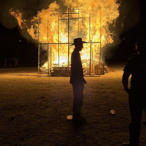 BURNING OF THE LOBO