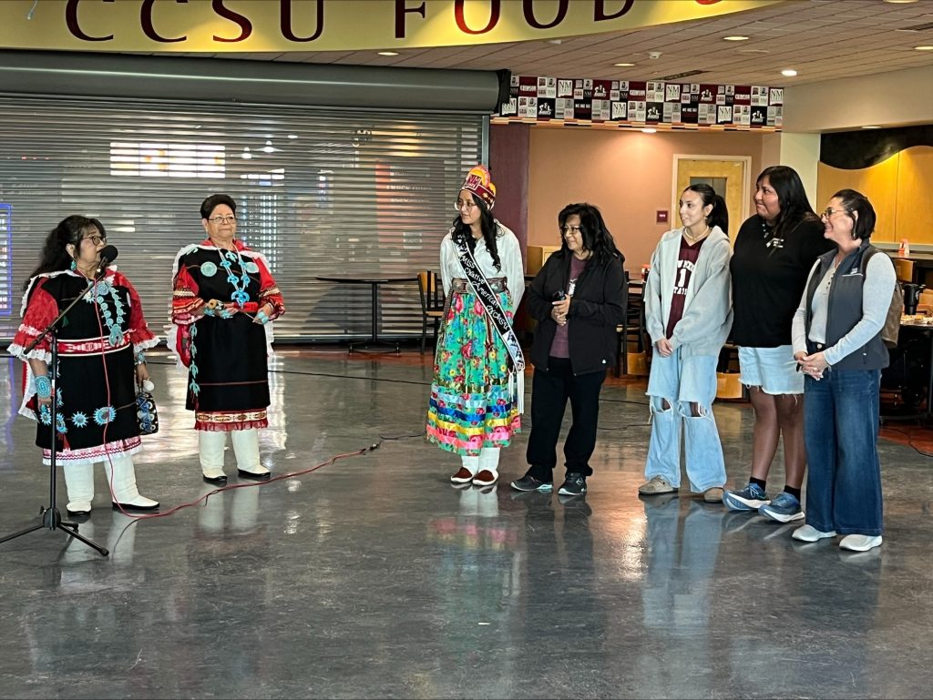 Zuni Olla Maidens thank NMSU Native American programs and staff.