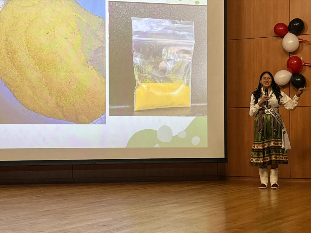 Kimora Pettigrew talks about collecting corn pollen.